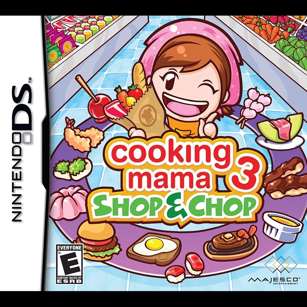 Cooking Mama 3 Shop & Chop Nintendo DS Game
